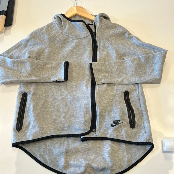 Nike Light Gray Therma Fleece Training Full-Zip Hoodie - Picture 2 of 8